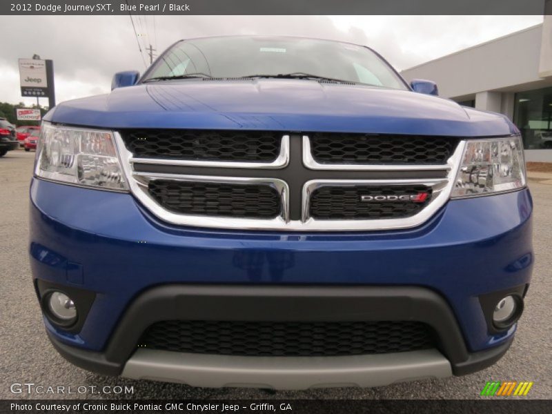 Blue Pearl / Black 2012 Dodge Journey SXT