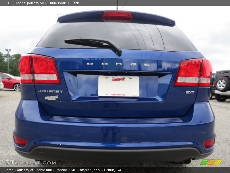 Blue Pearl / Black 2012 Dodge Journey SXT