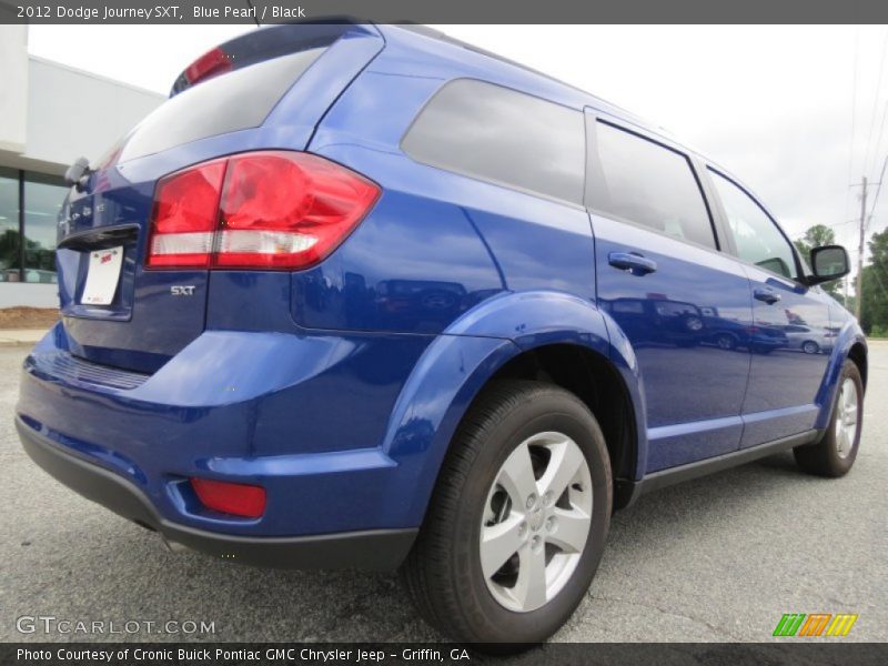 Blue Pearl / Black 2012 Dodge Journey SXT