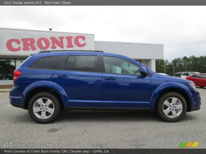 Blue Pearl / Black 2012 Dodge Journey SXT