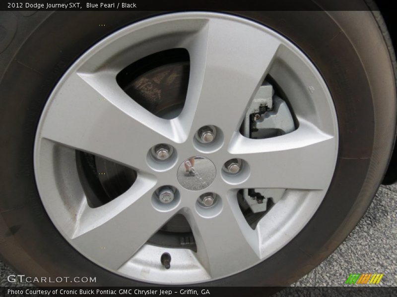 Blue Pearl / Black 2012 Dodge Journey SXT