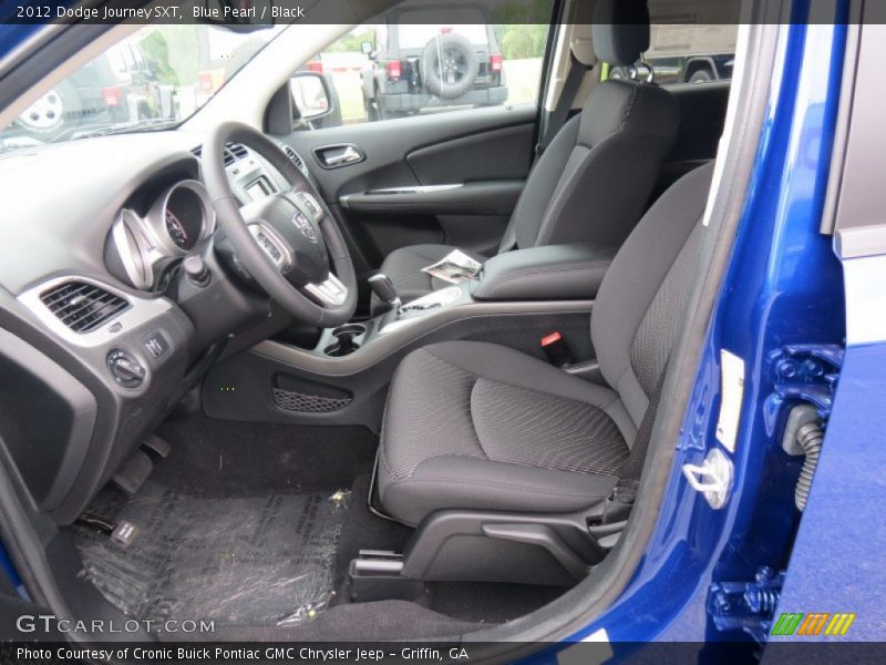 Blue Pearl / Black 2012 Dodge Journey SXT