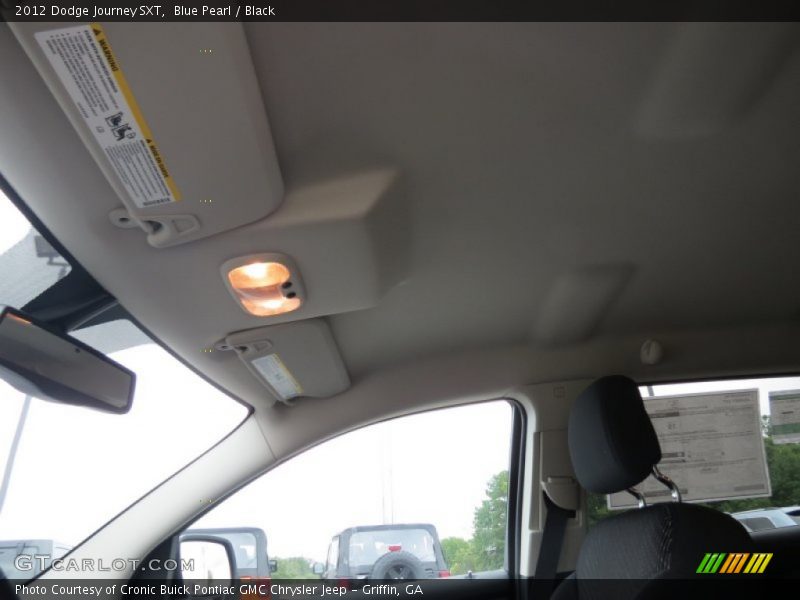 Blue Pearl / Black 2012 Dodge Journey SXT