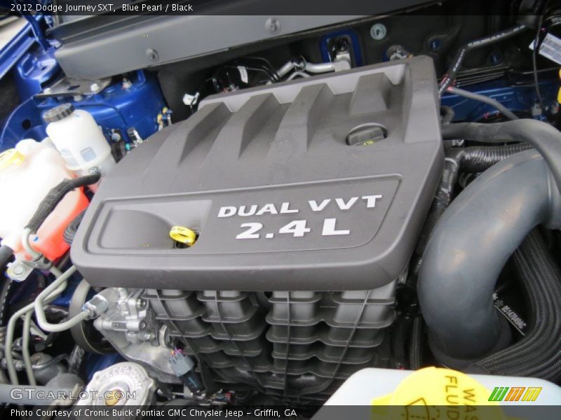 Blue Pearl / Black 2012 Dodge Journey SXT