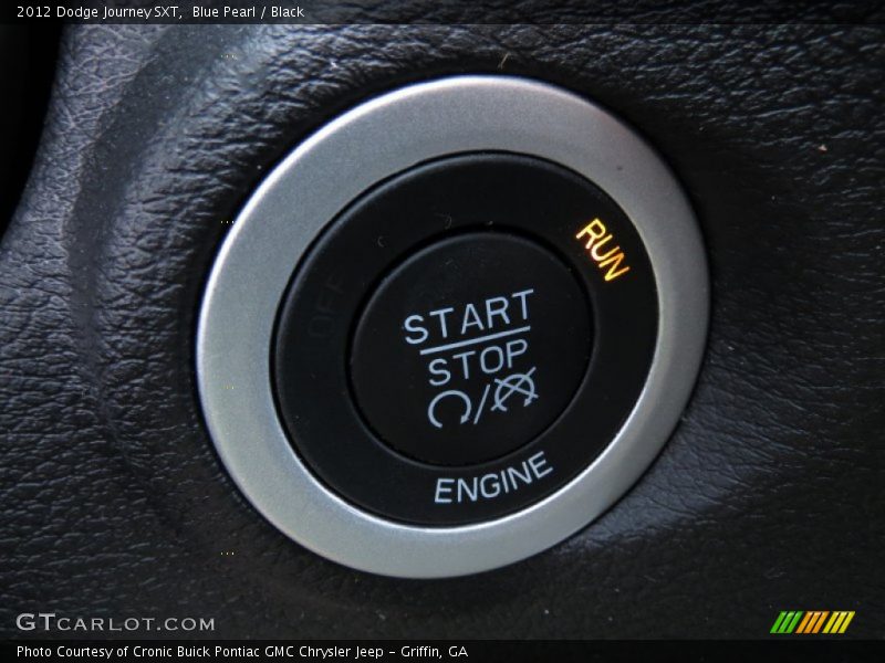 Blue Pearl / Black 2012 Dodge Journey SXT