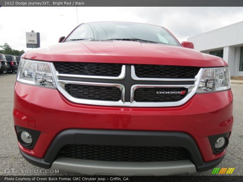 Bright Red / Black 2012 Dodge Journey SXT