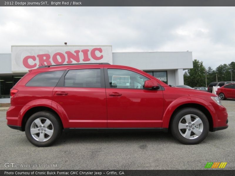 Bright Red / Black 2012 Dodge Journey SXT