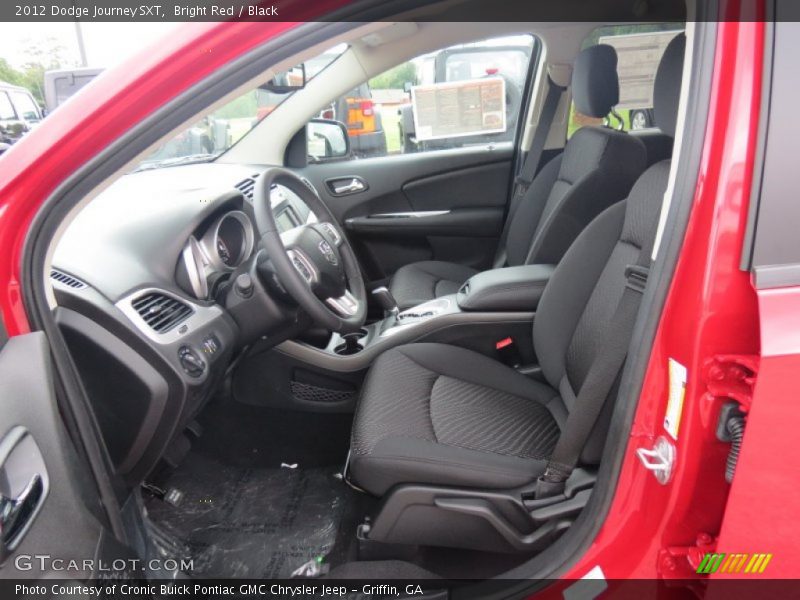 Bright Red / Black 2012 Dodge Journey SXT