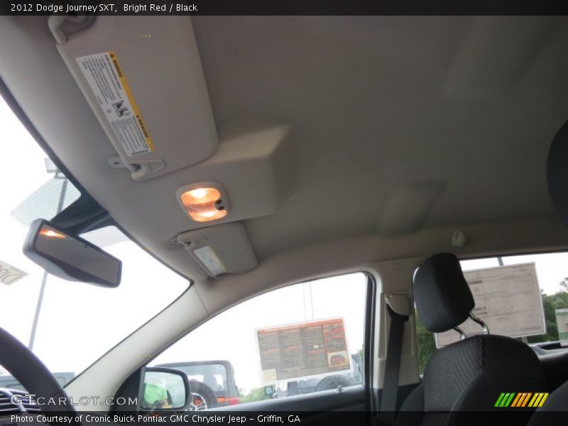 Bright Red / Black 2012 Dodge Journey SXT