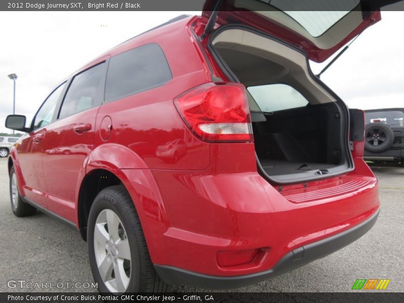 Bright Red / Black 2012 Dodge Journey SXT
