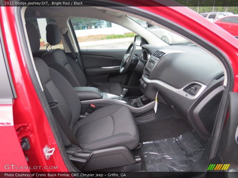 Bright Red / Black 2012 Dodge Journey SXT