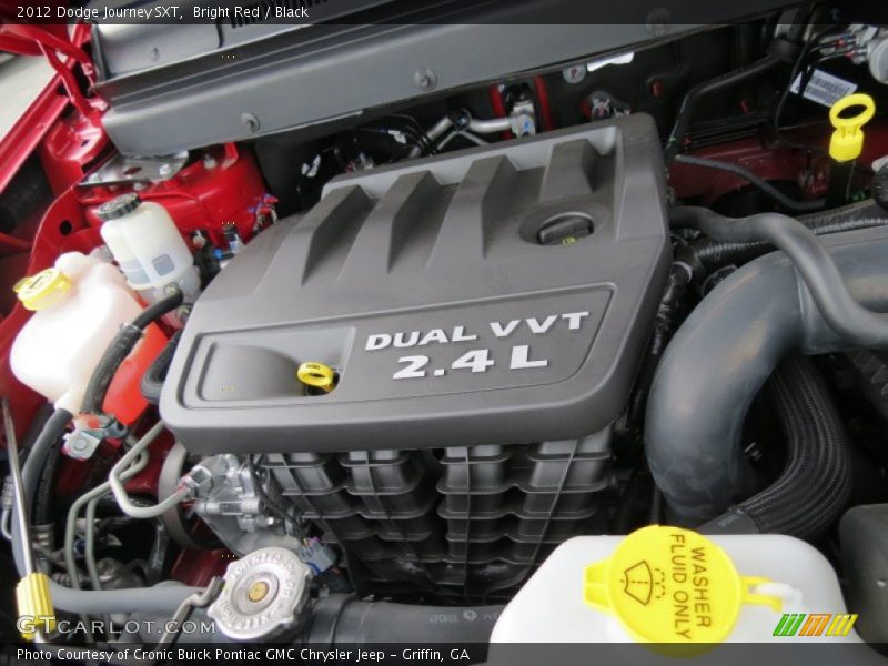 Bright Red / Black 2012 Dodge Journey SXT