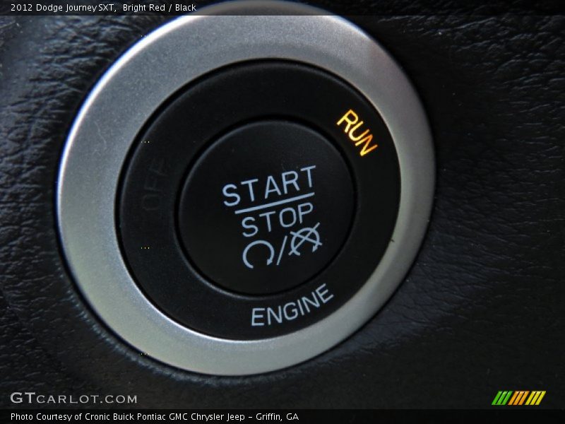 Bright Red / Black 2012 Dodge Journey SXT