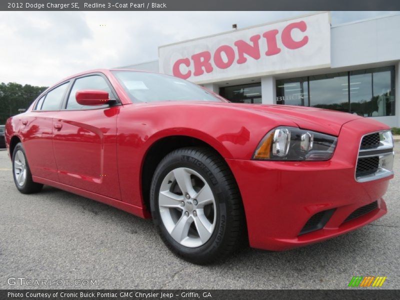 Redline 3-Coat Pearl / Black 2012 Dodge Charger SE