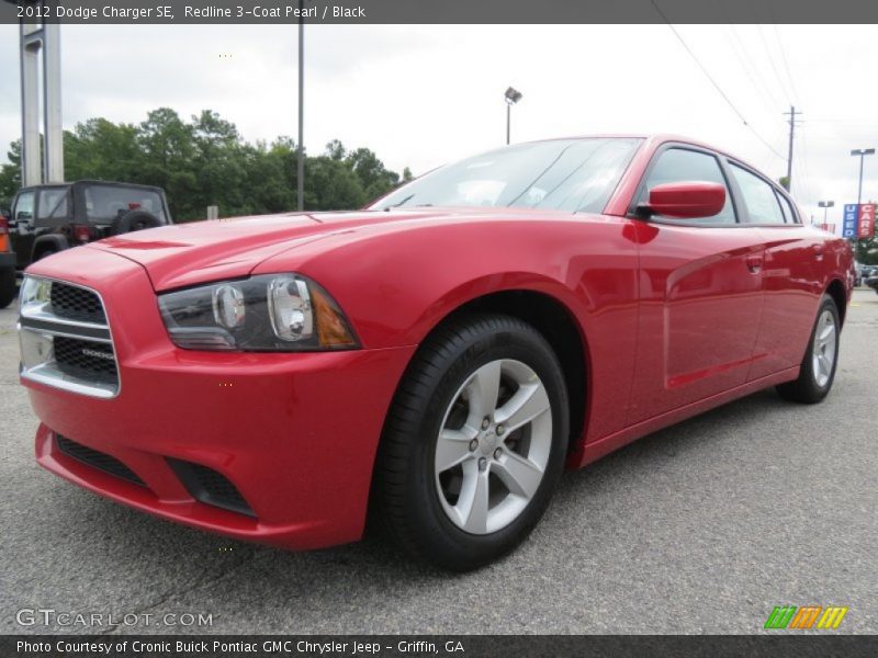 Redline 3-Coat Pearl / Black 2012 Dodge Charger SE