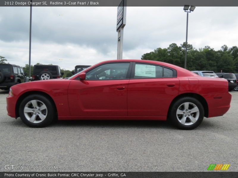 Redline 3-Coat Pearl / Black 2012 Dodge Charger SE