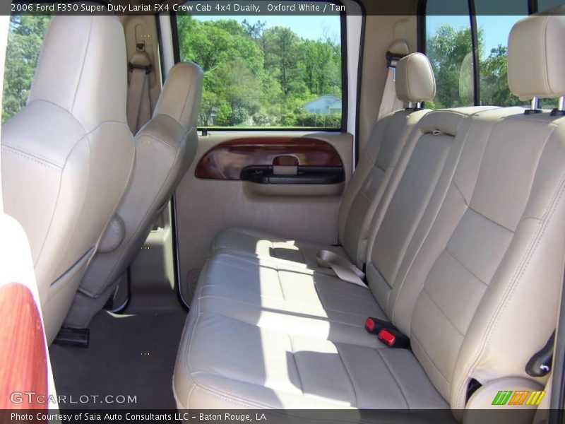 Oxford White / Tan 2006 Ford F350 Super Duty Lariat FX4 Crew Cab 4x4 Dually