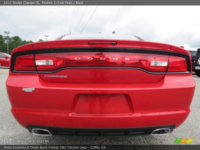 Redline 3-Coat Pearl / Black 2012 Dodge Charger SE