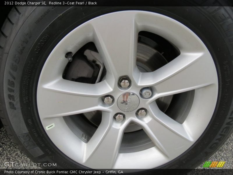 Redline 3-Coat Pearl / Black 2012 Dodge Charger SE