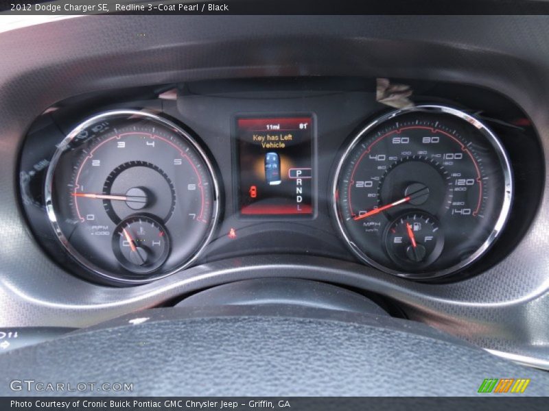 Redline 3-Coat Pearl / Black 2012 Dodge Charger SE