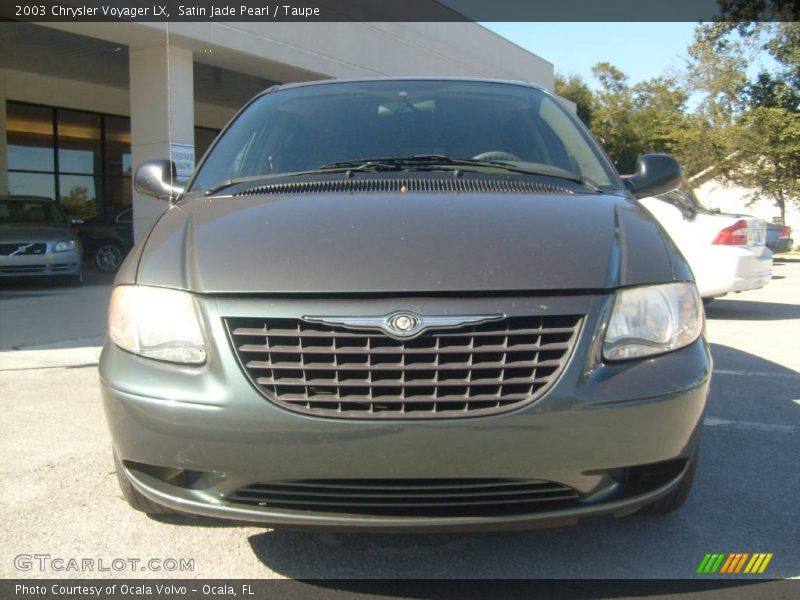 Satin Jade Pearl / Taupe 2003 Chrysler Voyager LX