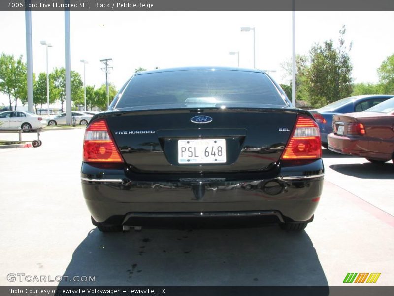 Black / Pebble Beige 2006 Ford Five Hundred SEL