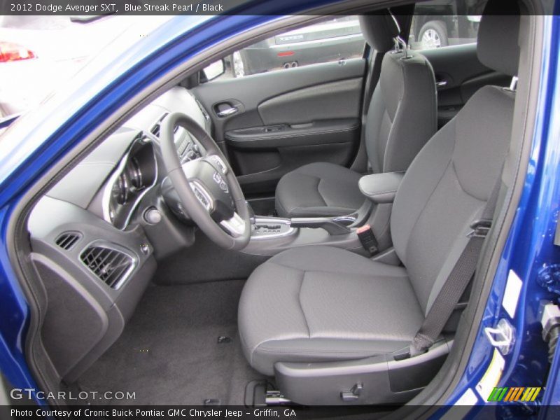 Blue Streak Pearl / Black 2012 Dodge Avenger SXT
