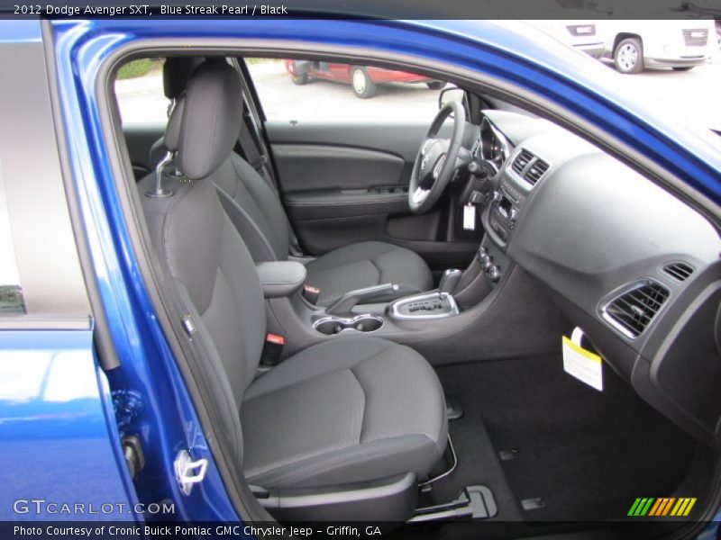 Blue Streak Pearl / Black 2012 Dodge Avenger SXT