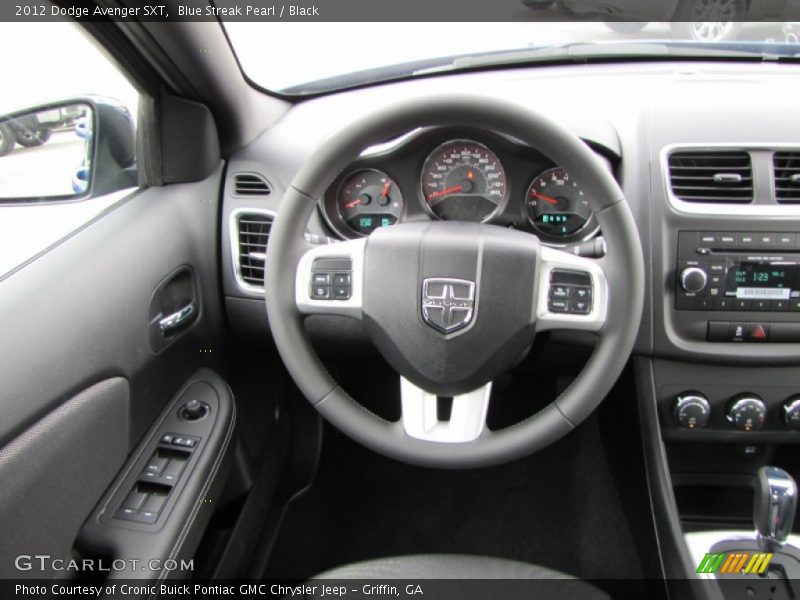 Blue Streak Pearl / Black 2012 Dodge Avenger SXT