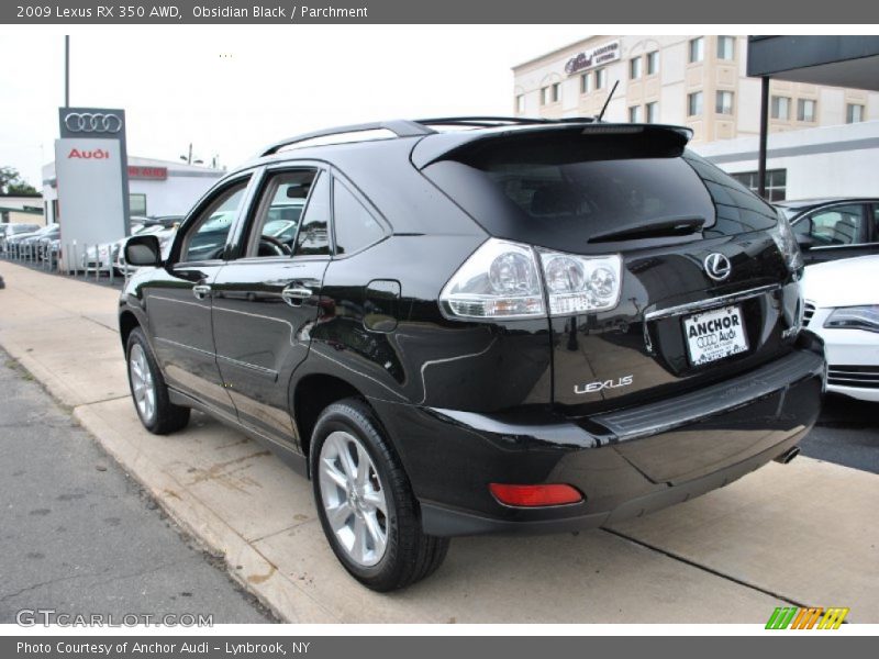 Obsidian Black / Parchment 2009 Lexus RX 350 AWD