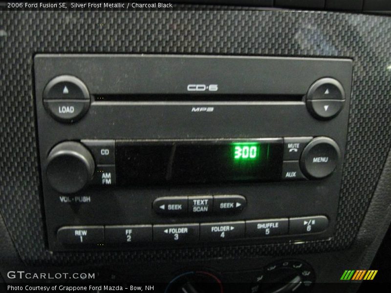 Silver Frost Metallic / Charcoal Black 2006 Ford Fusion SE