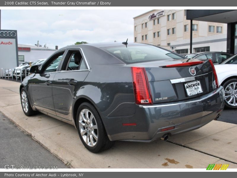 Thunder Gray Chromaflair / Ebony 2008 Cadillac CTS Sedan