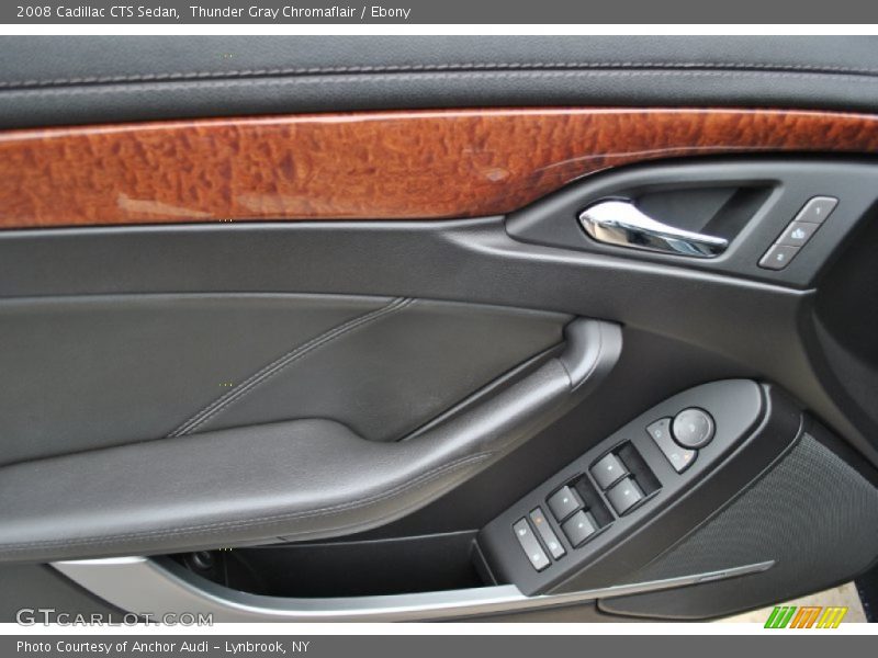 Thunder Gray Chromaflair / Ebony 2008 Cadillac CTS Sedan