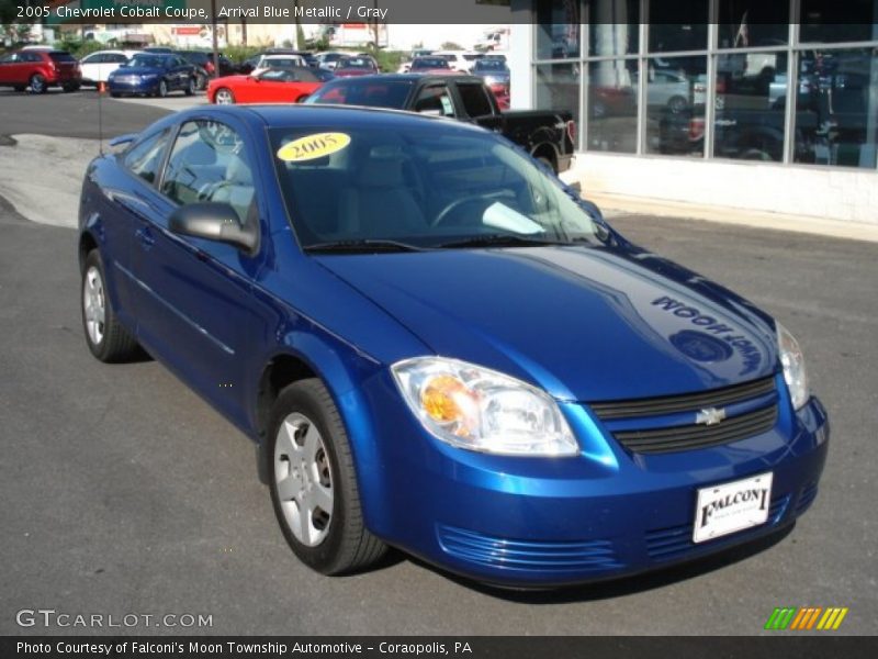 Arrival Blue Metallic / Gray 2005 Chevrolet Cobalt Coupe