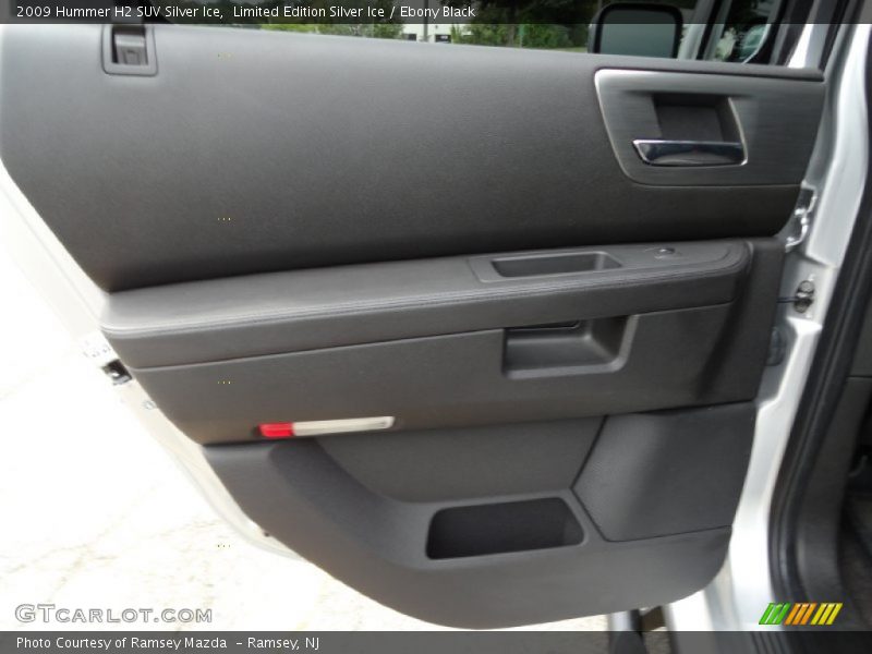 Door Panel of 2009 H2 SUV Silver Ice