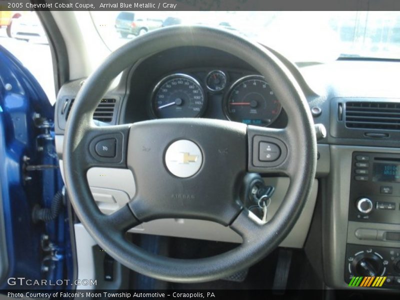 Arrival Blue Metallic / Gray 2005 Chevrolet Cobalt Coupe