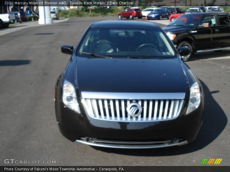 Tuxedo Black Metallic / Dark Charcoal 2010 Mercury Milan V6 Premier AWD