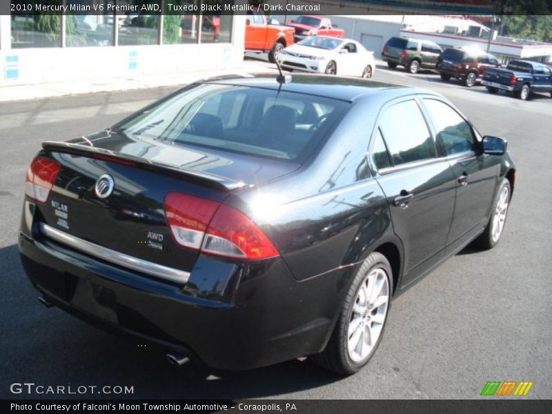 Tuxedo Black Metallic / Dark Charcoal 2010 Mercury Milan V6 Premier AWD