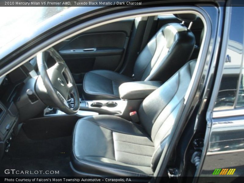 Tuxedo Black Metallic / Dark Charcoal 2010 Mercury Milan V6 Premier AWD
