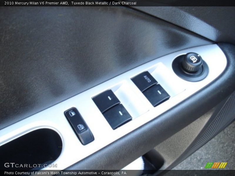 Tuxedo Black Metallic / Dark Charcoal 2010 Mercury Milan V6 Premier AWD