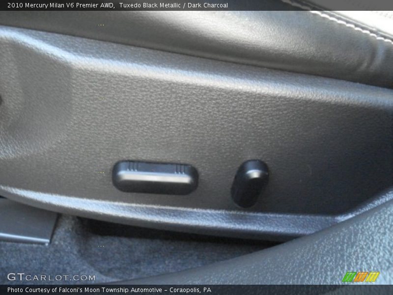 Tuxedo Black Metallic / Dark Charcoal 2010 Mercury Milan V6 Premier AWD