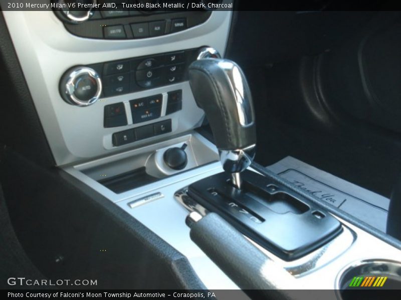 Tuxedo Black Metallic / Dark Charcoal 2010 Mercury Milan V6 Premier AWD
