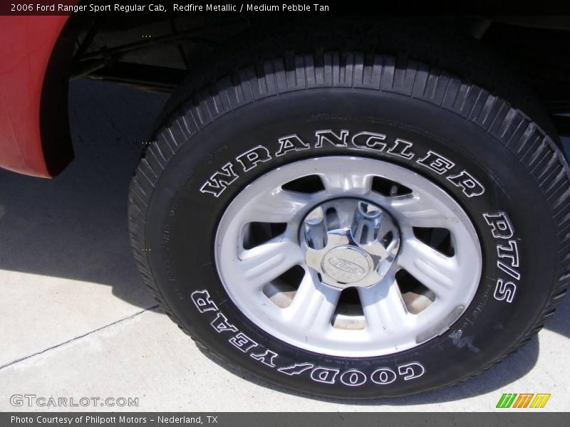 Redfire Metallic / Medium Pebble Tan 2006 Ford Ranger Sport Regular Cab