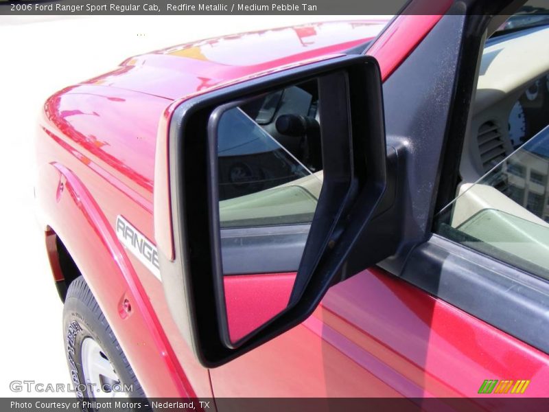 Redfire Metallic / Medium Pebble Tan 2006 Ford Ranger Sport Regular Cab