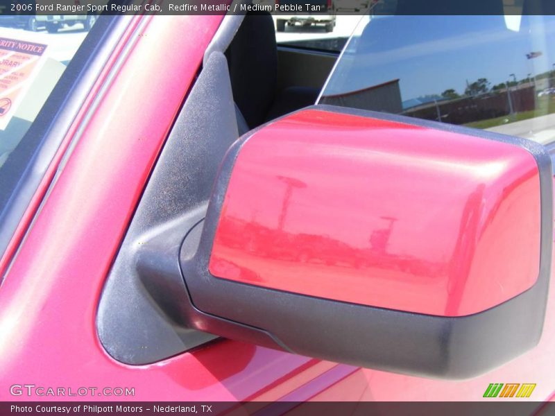 Redfire Metallic / Medium Pebble Tan 2006 Ford Ranger Sport Regular Cab