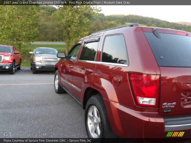 Red Rock Crystal Pearl / Medium Slate Gray 2007 Jeep Grand Cherokee Limited CRD 4x4