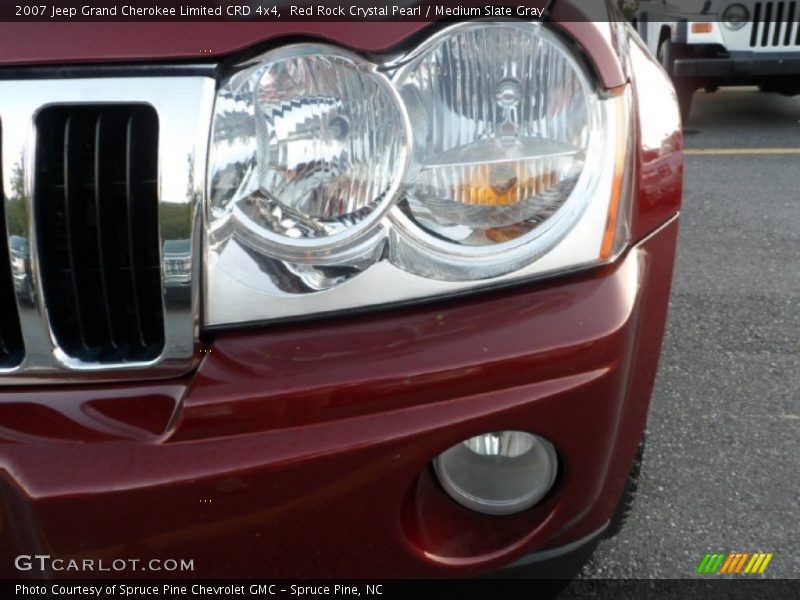 Red Rock Crystal Pearl / Medium Slate Gray 2007 Jeep Grand Cherokee Limited CRD 4x4