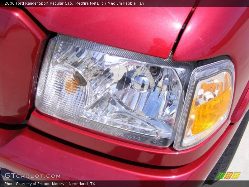 Redfire Metallic / Medium Pebble Tan 2006 Ford Ranger Sport Regular Cab