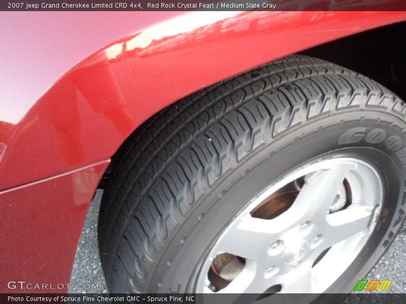 Red Rock Crystal Pearl / Medium Slate Gray 2007 Jeep Grand Cherokee Limited CRD 4x4
