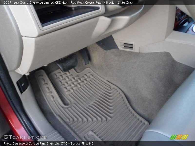 Red Rock Crystal Pearl / Medium Slate Gray 2007 Jeep Grand Cherokee Limited CRD 4x4